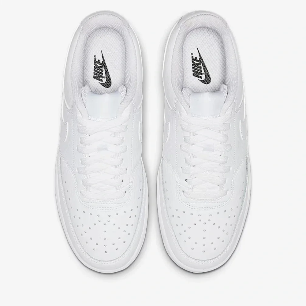 Nike WMNS NIKE COURT VISION LOW All-White - Picture 2 of 9